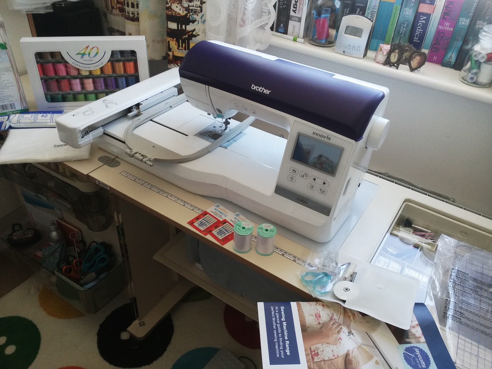 My review of the Brother Innov-is NV800E Embroidery Machine