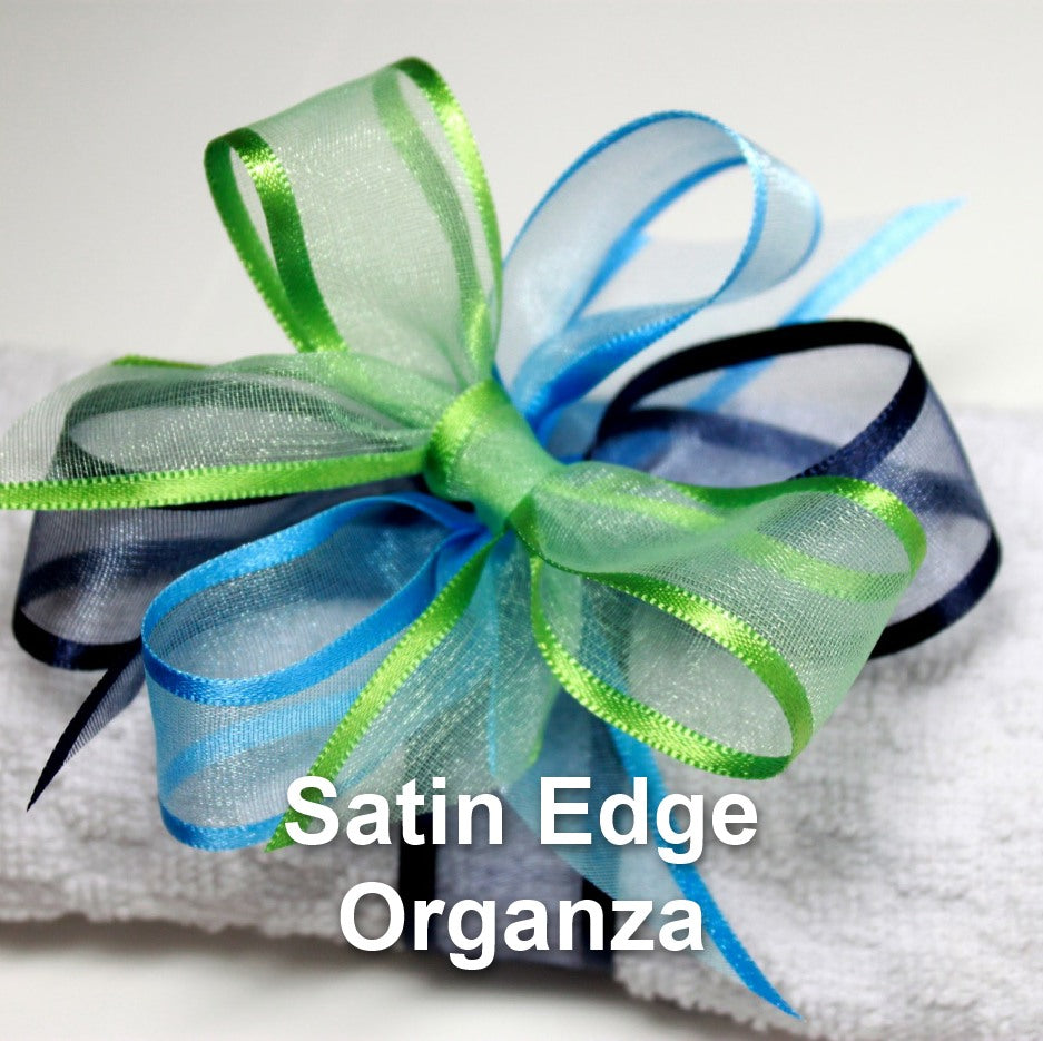 Satin edge organza ribbon