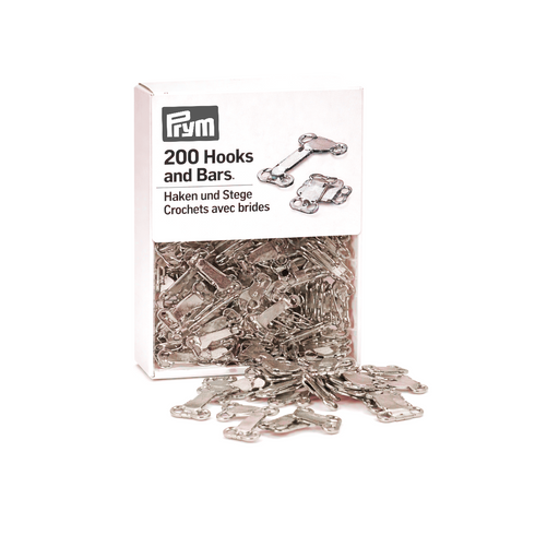 Prym Hook and Bars for skirts and trousers Box of 200 from Jaycotts Sewing Supplies