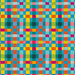 Mingle Organic Cotton Fabric, Check Blue from Jaycotts Sewing Supplies