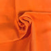 Premium Organic Cotton Solid Fabric, Bright Orange from Jaycotts Sewing Supplies