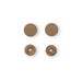 Prym Colour Snaps, Gold in Packs of 30 from Jaycotts Sewing Supplies