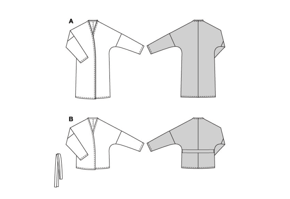 Burda Sewing Pattern 5883 Misses' Jacket & Coat from Jaycotts Sewing Supplies