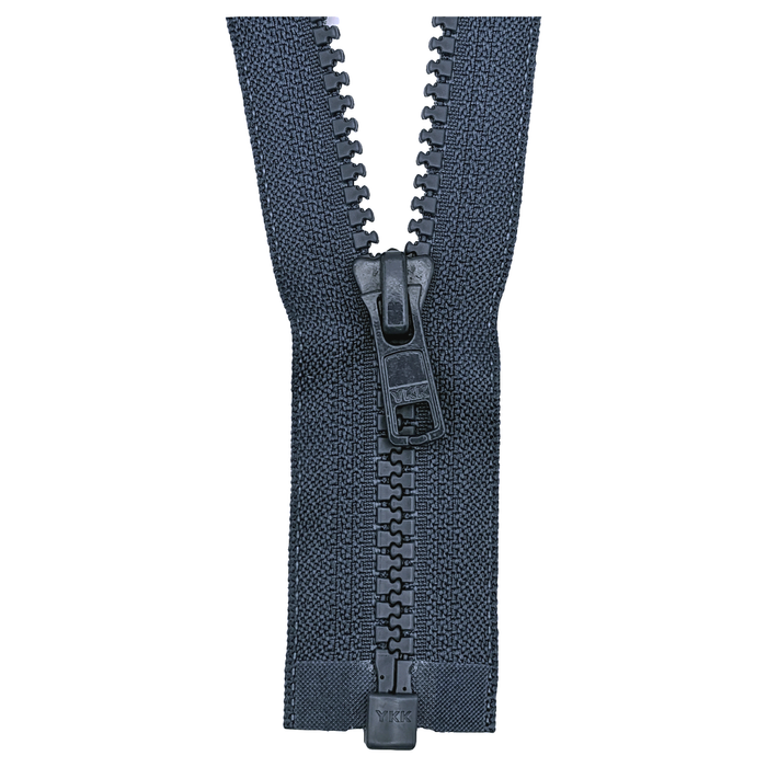 YKK Open End Zip - Medium Plastic | colour 579 Slate Grey