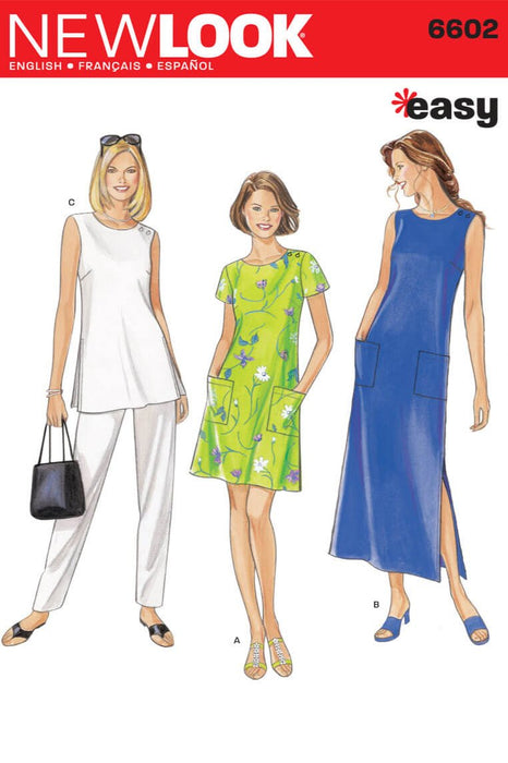 NL6602 Misses Dress Pattern | Easy from Jaycotts Sewing Supplies