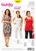 Burda 6672 Women's Shirt and Dress Sewing Pattern from Jaycotts Sewing Supplies