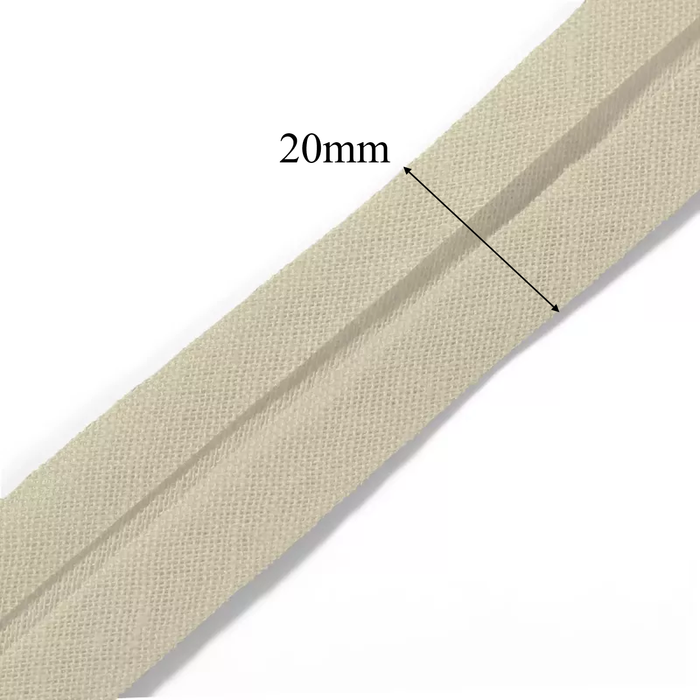Prym Bias Binding 100% Cotton, Natural colour from Jaycotts Sewing Supplies