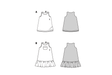 Burda Sewing Pattern 9238 Children's Dress from Jaycotts Sewing Supplies
