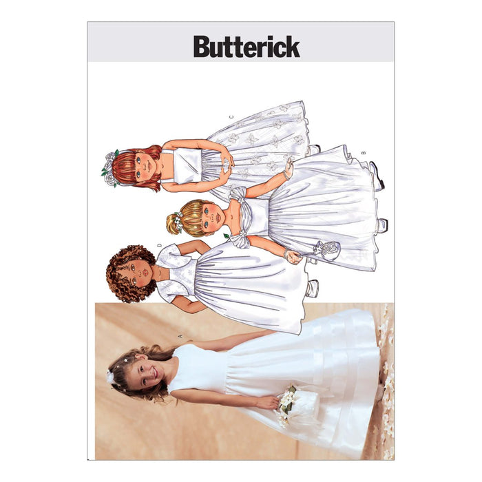 Butterick 3351 Girls' Bridesmaids Jacket and Dress Pattern | Easy from Jaycotts Sewing Supplies