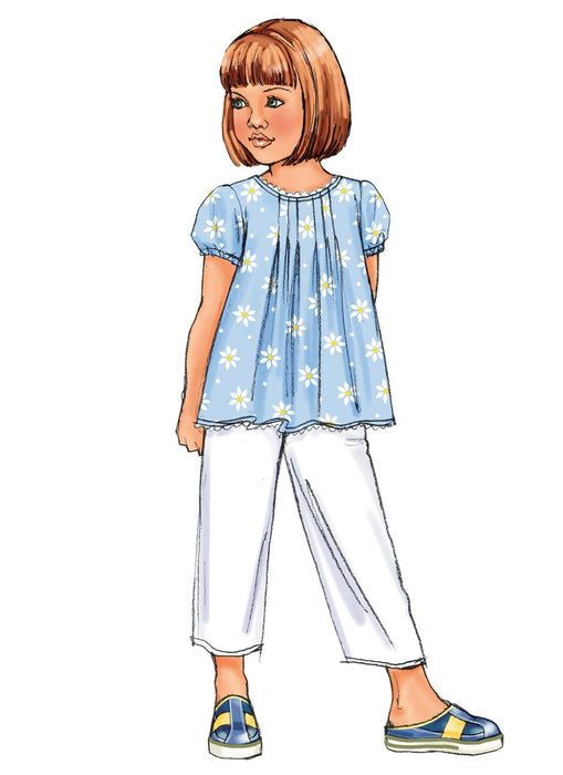 Butterick Sewing Pattern 4176 Girls’ Top, Dress, Shorts and Pants from Jaycotts Sewing Supplies