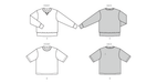 Burda Pattern 5682 Men's' Sweater and T-shirt from Jaycotts Sewing Supplies