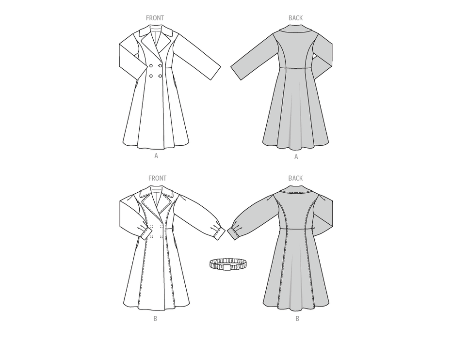 Burda Pattern 5683 Misses' Coats from Jaycotts Sewing Supplies