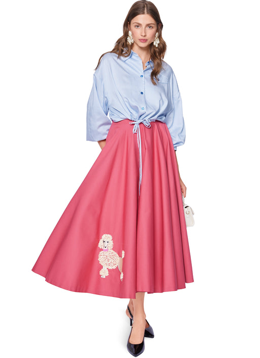 Burda Pattern 5690 Misses' Skirts from Jaycotts Sewing Supplies