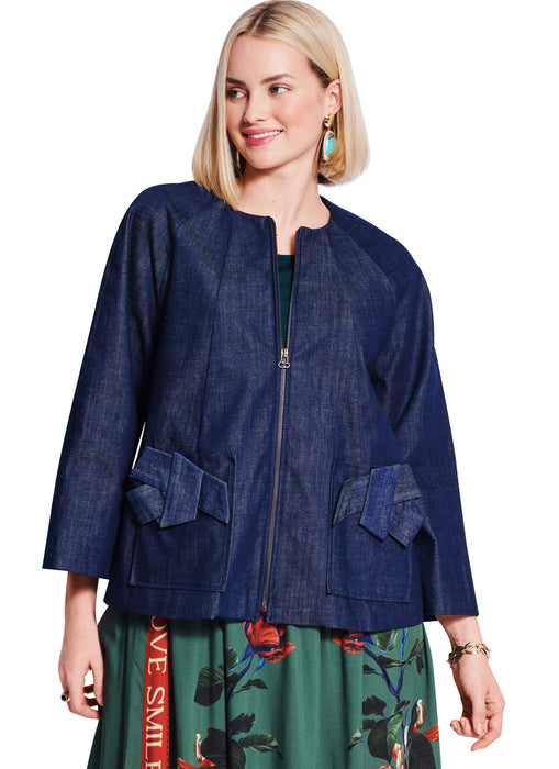 Burda Pattern 5695 Misses' Jackets from Jaycotts Sewing Supplies