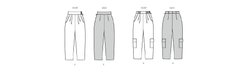 Burda Pattern 5699 Misses' Trousers from Jaycotts Sewing Supplies