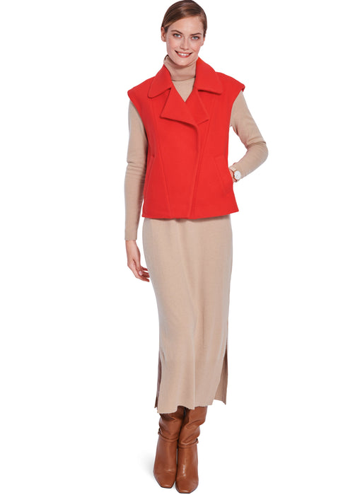 Burda Pattern 5714 Misses' Waistcoats from Jaycotts Sewing Supplies
