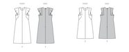 Burda style sewing pattern 5719 Misses' Dress from Jaycotts Sewing Supplies