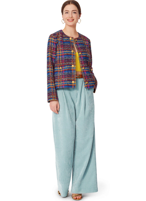 Burda style sewing pattern 5729 Misses' Blazer and Jacket from Jaycotts Sewing Supplies