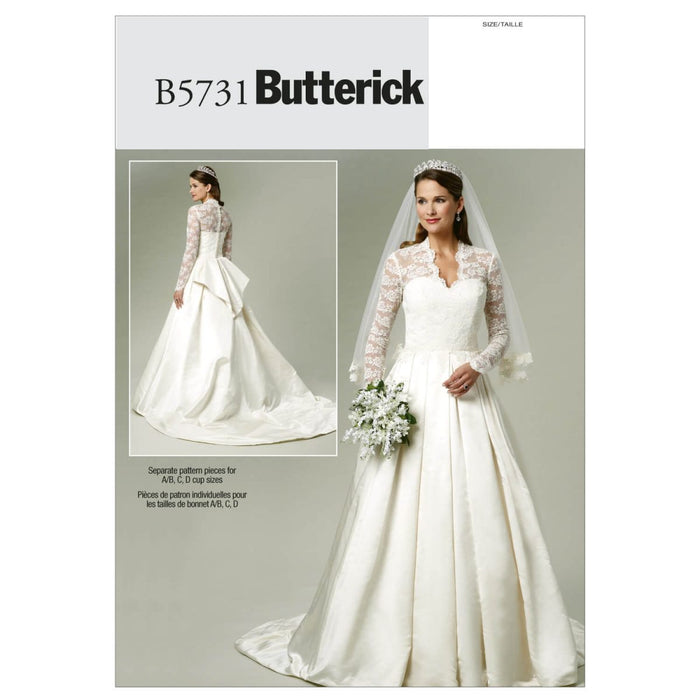 Butterick 5731 Misses' Wedding Dress Pattern from Jaycotts Sewing Supplies