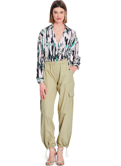 Burda style sewing pattern 5745 Misses' Blouse from Jaycotts Sewing Supplies