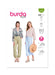 Burda style sewing pattern 5745 Misses' Blouse from Jaycotts Sewing Supplies