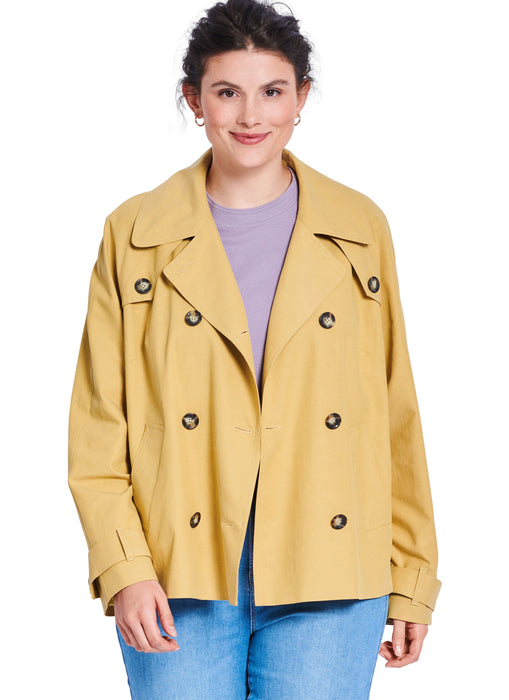 Burda style sewing pattern 5747 Misses' Trench Coat and Jacket from Jaycotts Sewing Supplies