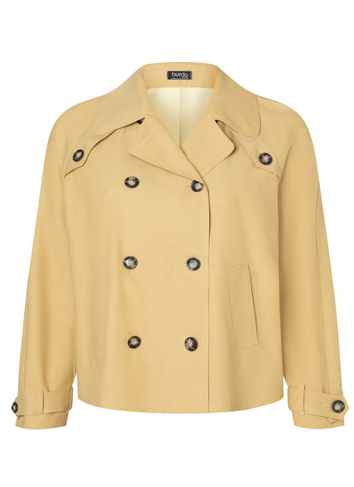 Burda style sewing pattern 5747 Misses' Trench Coat and Jacket from Jaycotts Sewing Supplies