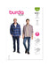 Burda Style Pattern 5768 Men's Jacket from Jaycotts Sewing Supplies