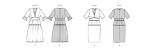 Burda Style Pattern 5820 Misses' Dress from Jaycotts Sewing Supplies