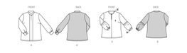 Burda Style Pattern 5839 Misses' Blouse from Jaycotts Sewing Supplies