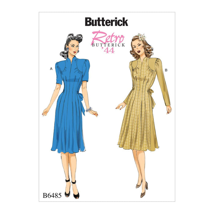 Butterick 6485 Misses' Dresses with Waist Tie Pattern from Jaycotts Sewing Supplies