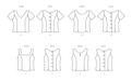 Butterick Sewing Pattern B6925 Misses' Tops By Palmer/Pletsch from Jaycotts Sewing Supplies