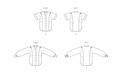 Butterick sewing pattern 6943 Top with Short or Long Sleeves from Jaycotts Sewing Supplies