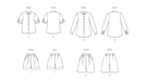 Butterick sewing pattern 6946 Shirts and Shorts from Jaycotts Sewing Supplies