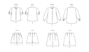 Butterick sewing pattern 6947 Women's Shirts and Shorts from Jaycotts Sewing Supplies