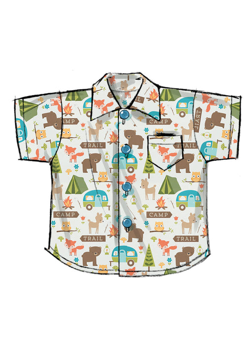 Butterick sewing pattern 6949 Babies' Shirts, T-Shirt, Pants and Hat from Jaycotts Sewing Supplies