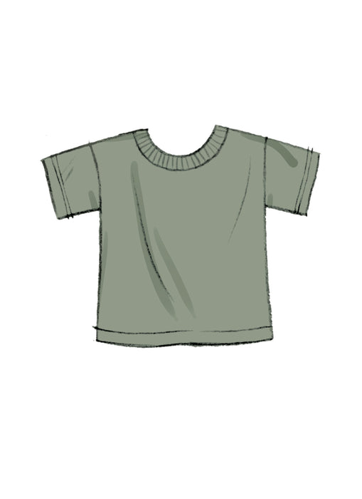Butterick sewing pattern 6949 Babies' Shirts, T-Shirt, Pants and Hat from Jaycotts Sewing Supplies