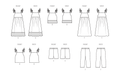 Butterick sewing pattern 6952 Children's Dresses, Tops, Shorts and Pants from Jaycotts Sewing Supplies