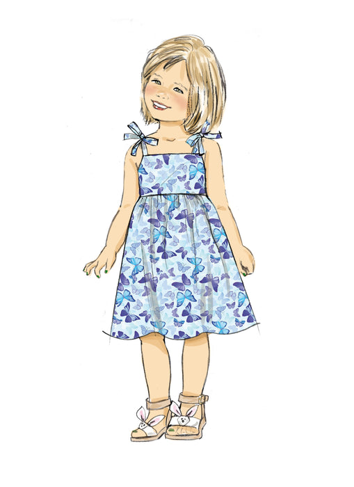 Butterick sewing pattern 6952 Children's Dresses, Tops, Shorts and Pants from Jaycotts Sewing Supplies