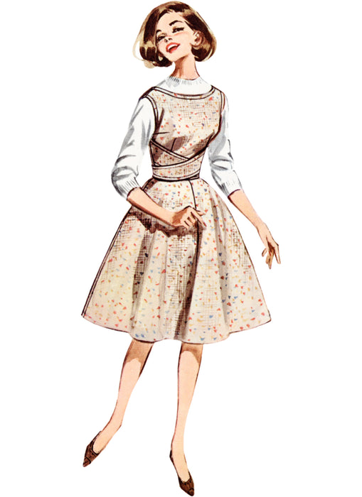 Butterick sewing pattern 6955 Shallow Necked Jumper from Jaycotts Sewing Supplies