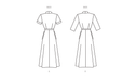 Butterick sewing pattern 6956 Dress with Sleeve Variations from Jaycotts Sewing Supplies