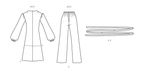 Butterick sewing pattern 6958 Dress, Tunic and Pants from Jaycotts Sewing Supplies