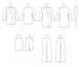 Butterick sewing pattern 6965 Jacket, Skirt and Pants from Jaycotts Sewing Supplies
