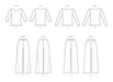Butterick sewing pattern 6966 Knit Tops and Pants from Jaycotts Sewing Supplies