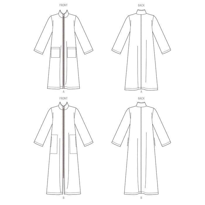 Butterick sewing pattern 6967 Women's Dressing Gown from Jaycotts Sewing Supplies