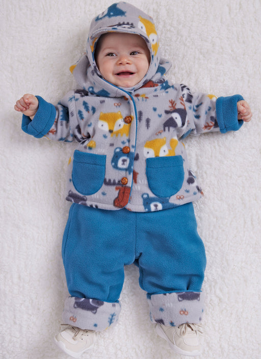 Butterick pattern 6969 Infants' Jacket, Overalls, Pants, Hats and Mittens from Jaycotts Sewing Supplies