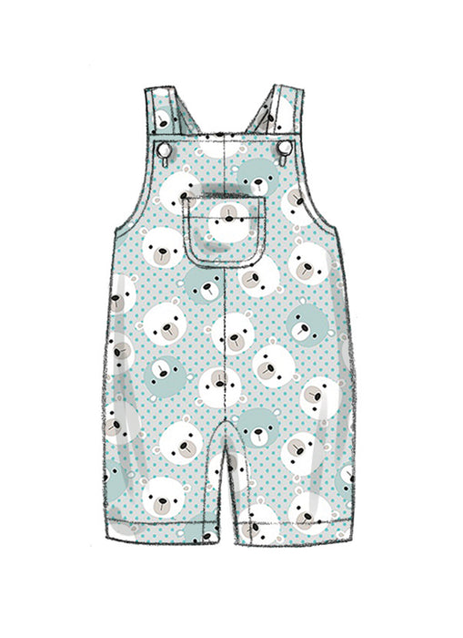 Butterick pattern 6969 Infants' Jacket, Overalls, Pants, Hats and Mittens from Jaycotts Sewing Supplies