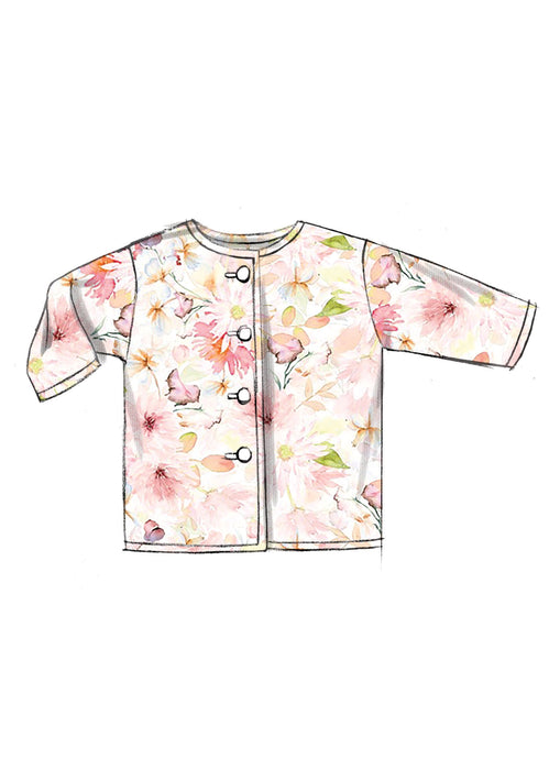 Butterick sewing pattern 6970 Infants' Jacket, Tops, Dress, Rompers from Jaycotts Sewing Supplies