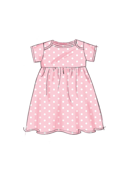 Butterick sewing pattern 6970 Infants' Jacket, Tops, Dress, Rompers from Jaycotts Sewing Supplies