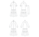 Butterick sewing pattern B6977 Misses' Dress and Sash from Jaycotts Sewing Supplies